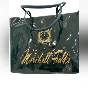Tote Marshall Fields Iconic logo green NWT SOLD